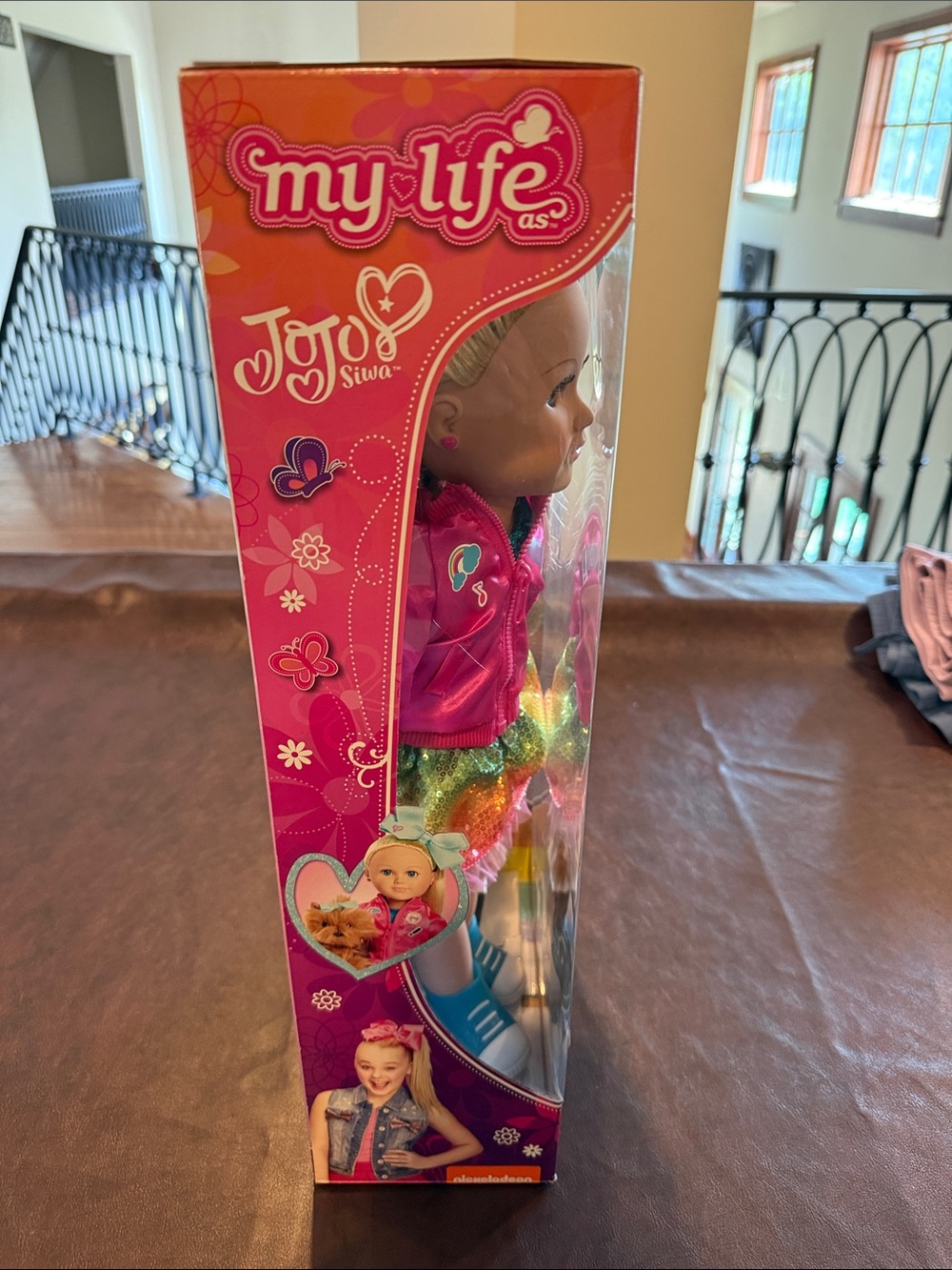 My Life As Jojo Siwa 18 Inch Doll And Plush Dog Bowbow 2017 Bomber Jacket - Picture 4 of 5
